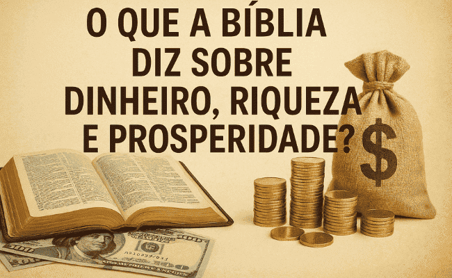 O que a bíblia diz sobre dinheiro riqueza e prosperidade